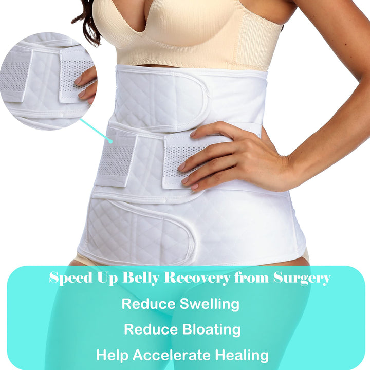 PAZ WEAN C Section Recovery Belt Post Partum Waist Trainer For Women C-Section Recovery Belly Band Post Delivery Belly Band Pink