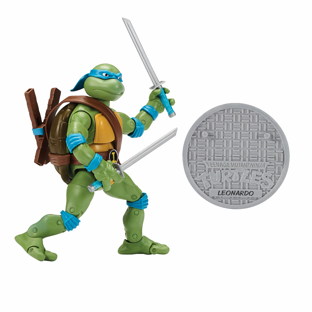 PlayMates TMNT Classic Leo VS Rocksteady 2PK AF