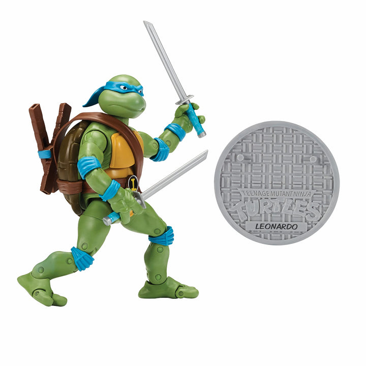 PlayMates TMNT Classic Leo VS Rocksteady 2PK AF