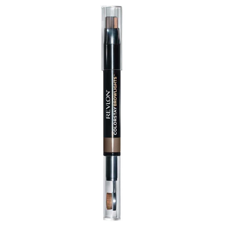 Revlon Colorstay Browlights Pencil, Eyebrow Pencil &amp; Brow Highlighter, Medium Brown, 0.038