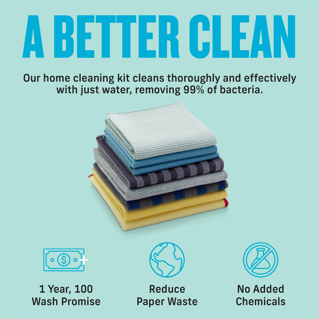 E-Cloth Home Cleaning Set, Premium Microfiber Cleaning 
