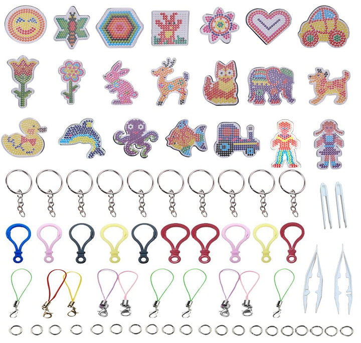 Fuse Beads Boards 21 PCS, Pegboards Plastic for DIY, Clear Plastic Melty Boards for 5 mm Craft Melting Beads