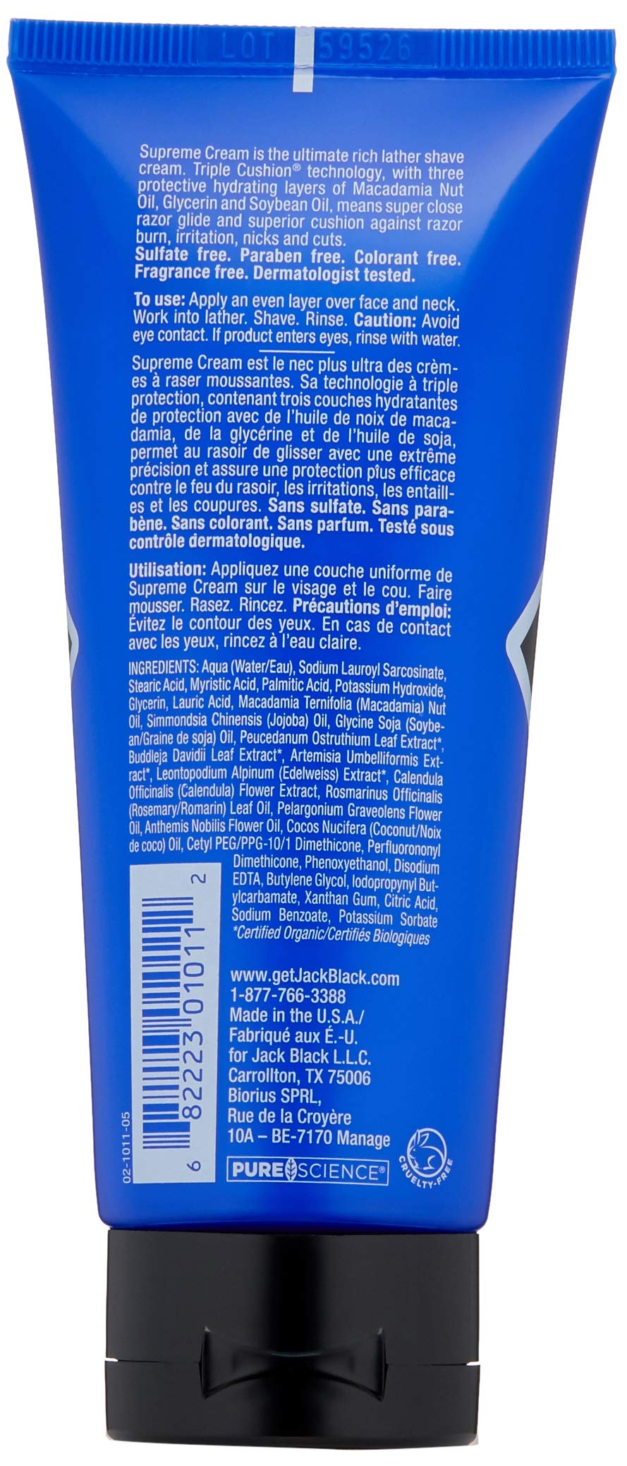 Supreme Cream Triple Cushion Shave Lather, 2.6 Ounce
