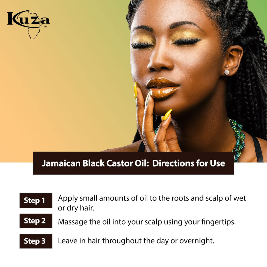 Kuza Jamaican Black Castor Oil Skin &amp; Hair Treatment (Original) 4oz
