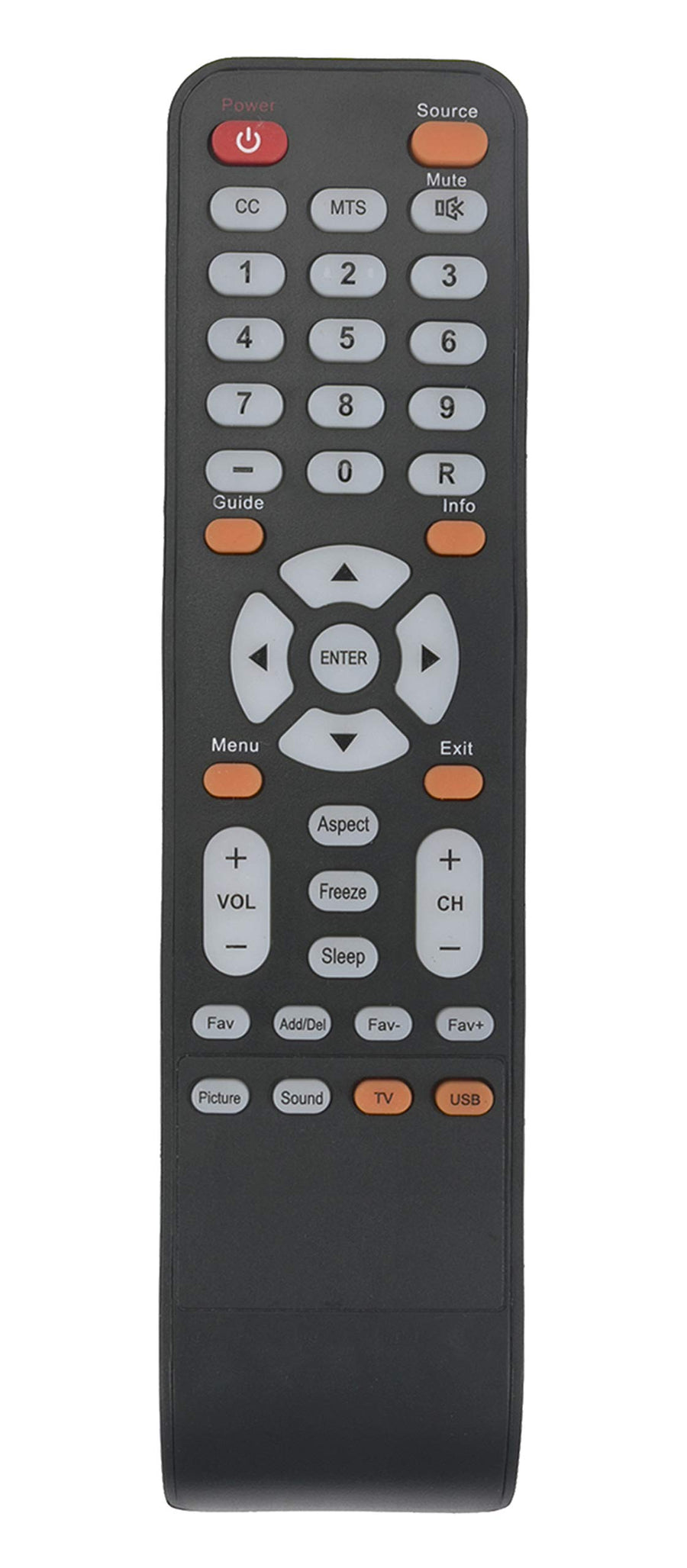 AULCMEET Remote Control Compatible with Sceptre TV E165