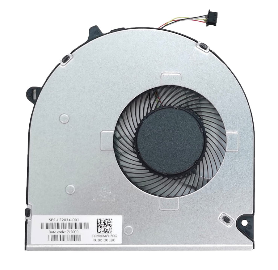 CPU Cooling Fan for HP 15-DU 15-DW 15-DY 15S-DU 15S-DR 15S-DY 15S-FQ,Compaitible L52034-001 DC28000N6F0 FLG0 DFS5K12114464N TPN-C139,