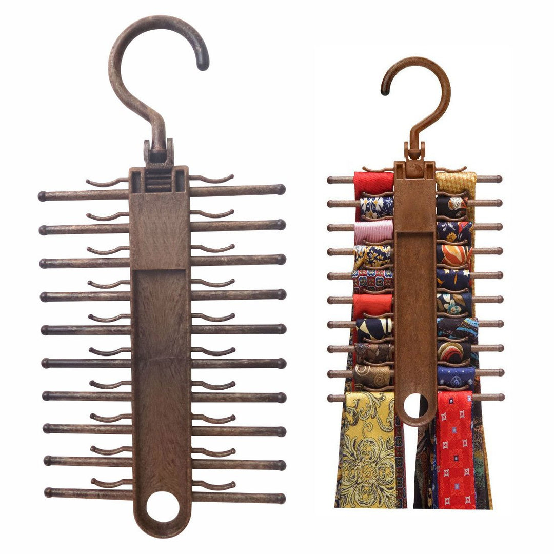 Tie Rack Hanger 1 Pack Non-Slip Tie Scarf Rack Holder H