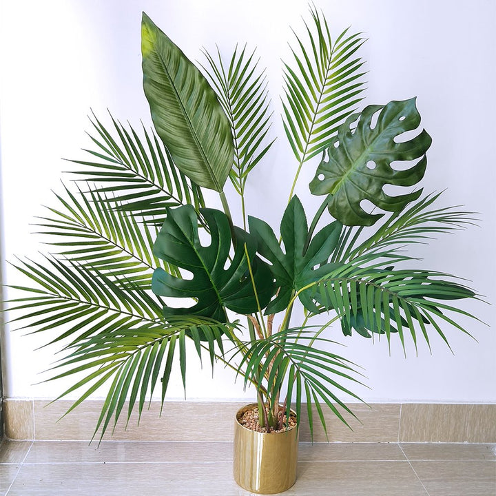 Supla 1 Pcs Artificial Tropical Palm Leaves Branches in