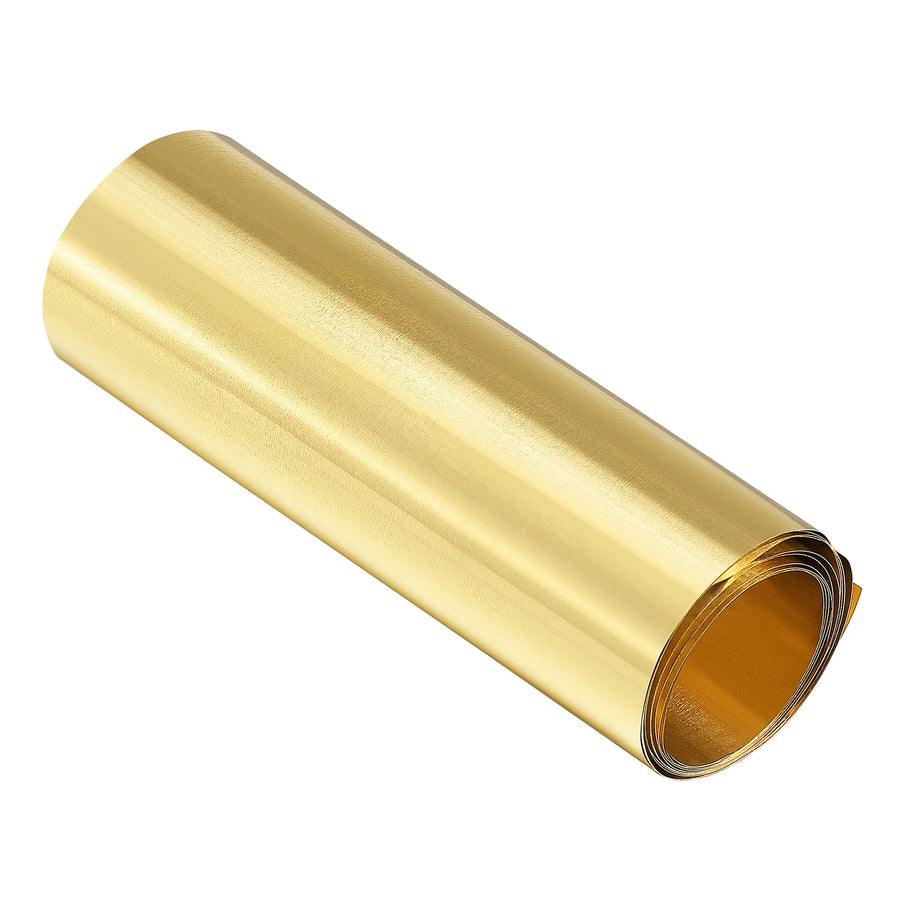 Brass Sheet Roll, Metal Foil Plate 1000mm x 100mm x 0.01mm