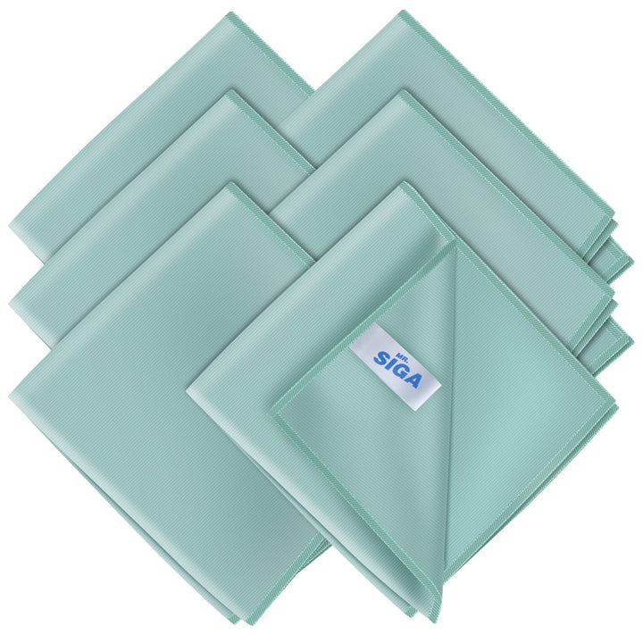 MR.SIGA Ultra Fine Microfiber Cloths for Glass, Pack of
