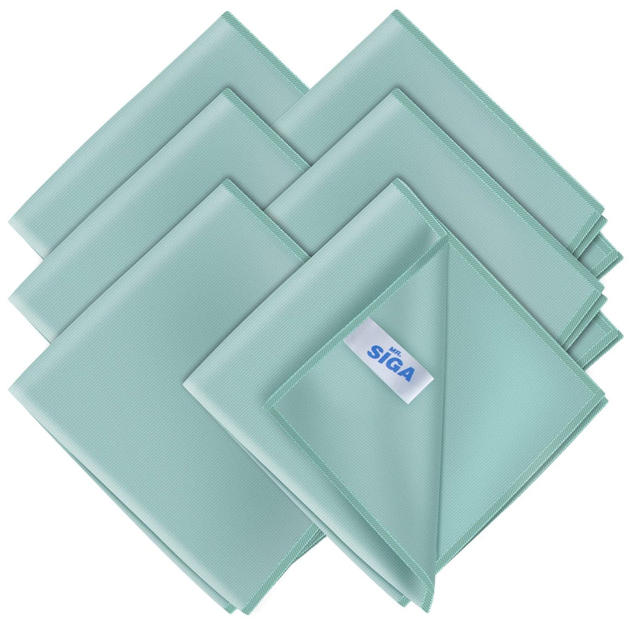 MR.SIGA Ultra Fine Microfiber Cloths for Glass, Pack of