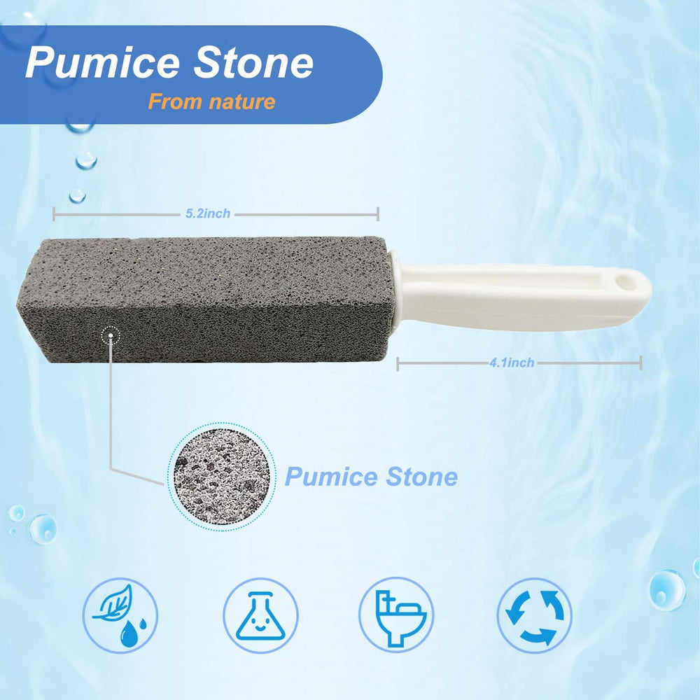 Tuodeal Pumice Cleaning Stone with Handle Toilet Bowl C