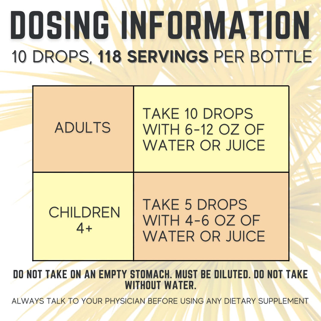 Liquid Ionic Calcium Ultra Concentrate - 10 Drops Equals 50 Mg - 100 Servings Per Bottle 1.6fl. oz