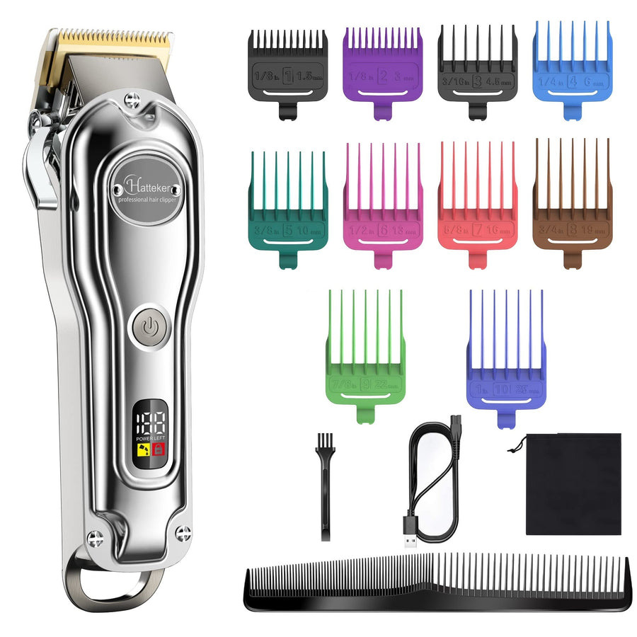 Hatteker Mens Hair Clipper Hair Trimmer Cord Cordless P