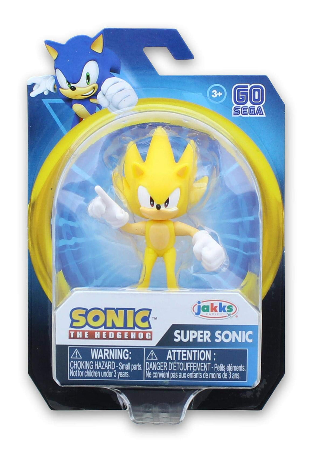Action Figure 2.5 Inch Super Sonic Collectible Toy