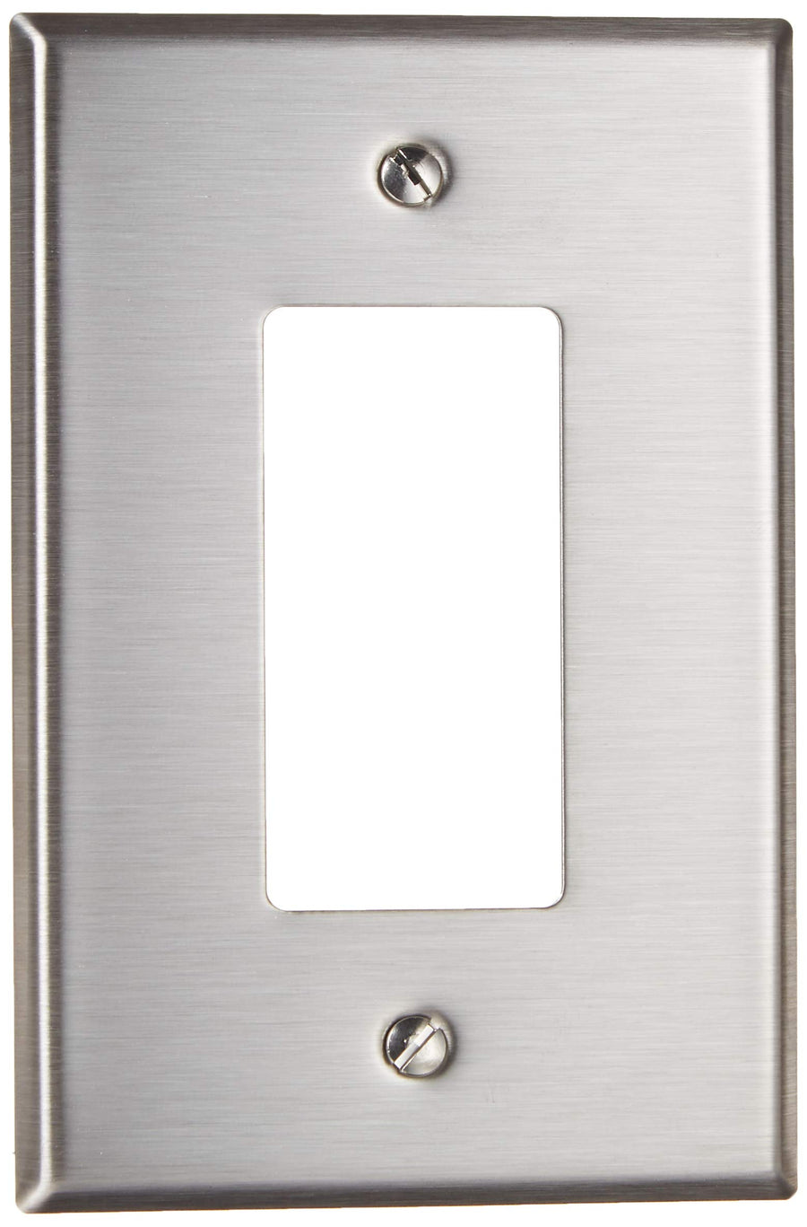 SO26 1-Gang Decora/GFCI Device Decora Wallplate, Device Mount, Stainless Steel