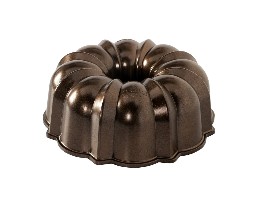 Pro Cast Original Bundt Pan Bakeware, 12 Cup, Bronze