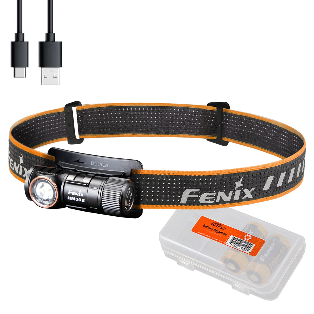 Fenix Power Bundle HM50R v2.0 Headlamp Bundle with 2X A