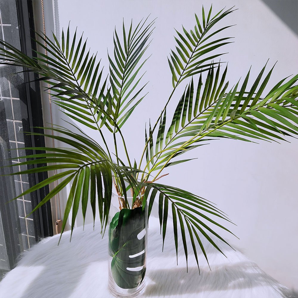 Supla 1 Pcs Artificial Tropical Palm Leaves Branches in