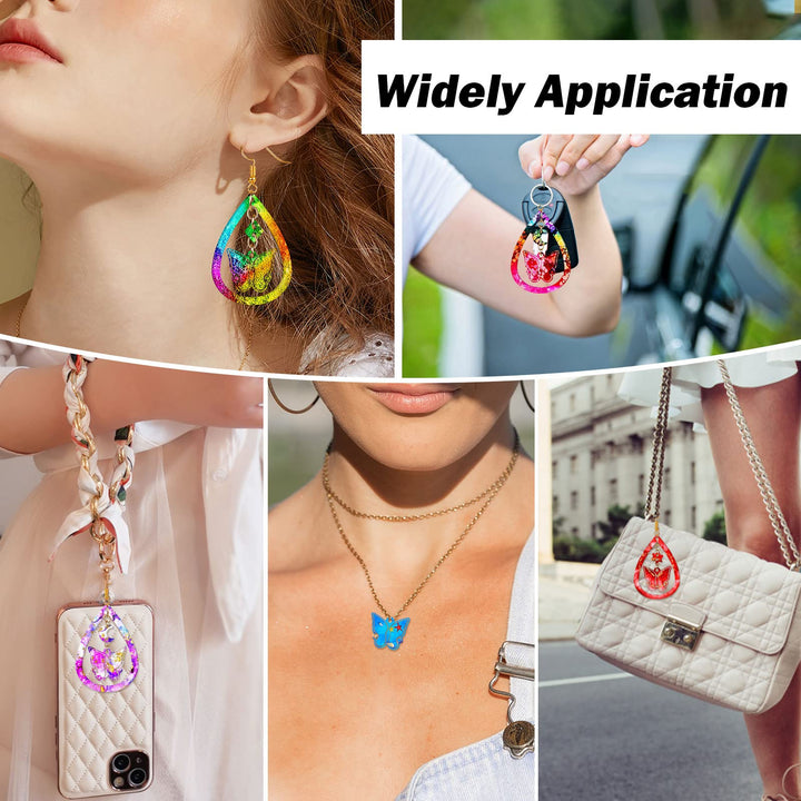 Trafagala Resin Jewelry Molds, 156PCS Earring molds for