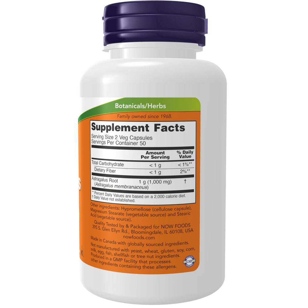 NOW Foods Supplements, Astragalus (Astragalus membranac