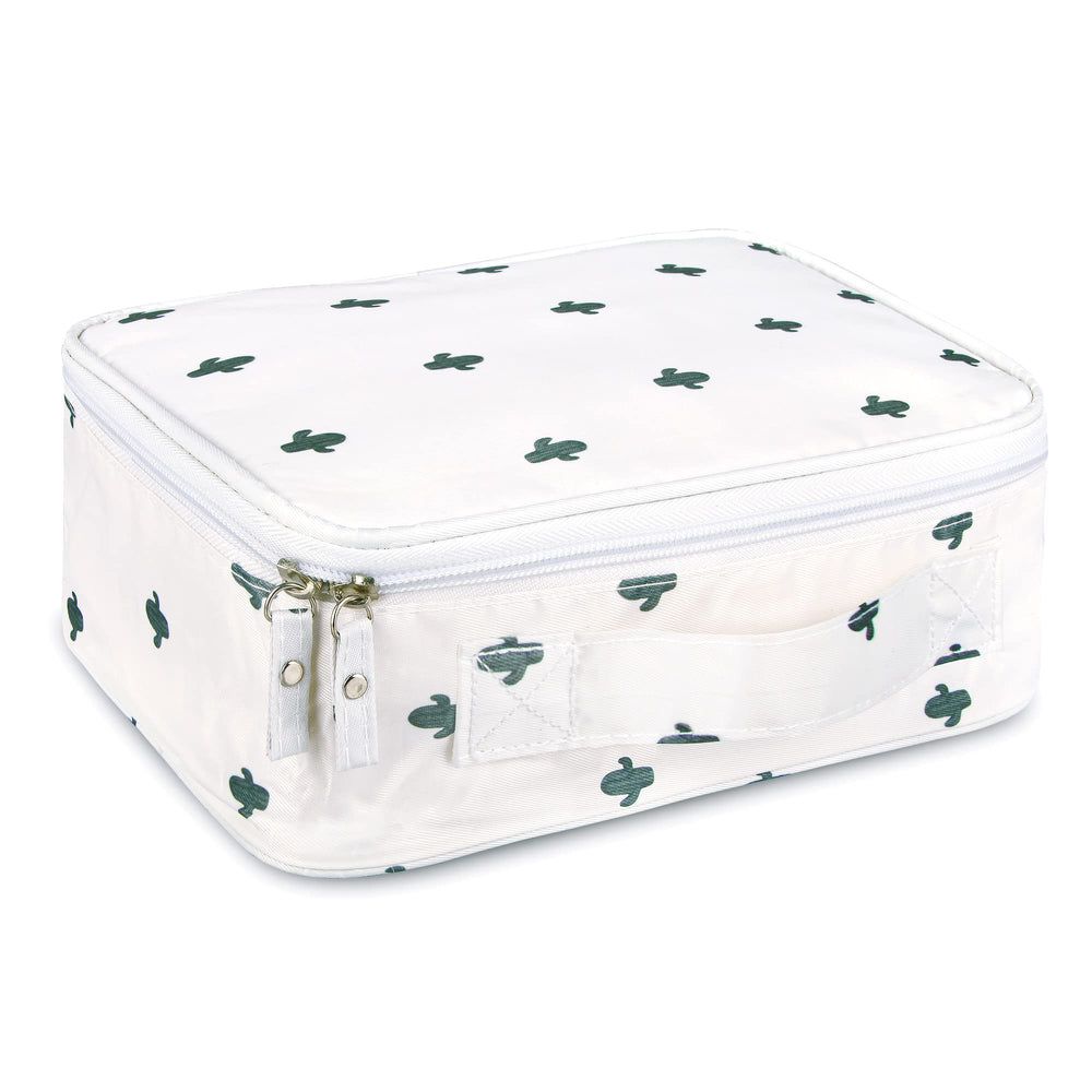 Travel Makeup Cosmetic Case,Portable Brushes Case Toiletry Bag Travel Kit Organizer Cosmetic Bag Cactus A