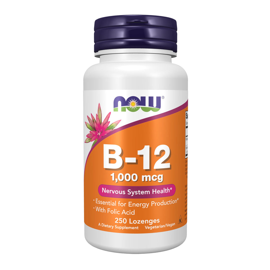 NOW Foods Supplements, Vitamin B-12 1,000 mcg with Foli