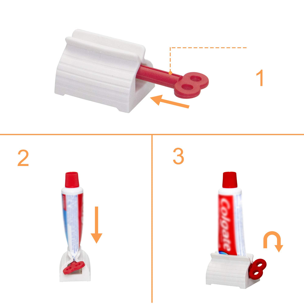 Toothpaste Dispenser, Toothpaste Tube Squeezer, Holder 