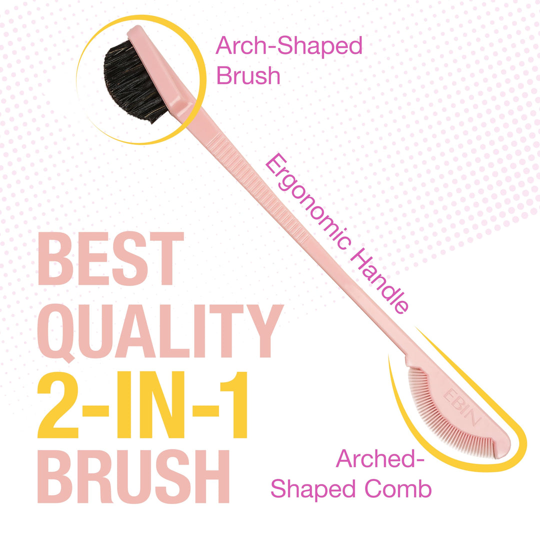 24 Hour Edge Tamer Brushes - 3 Pack - Swine Bristles