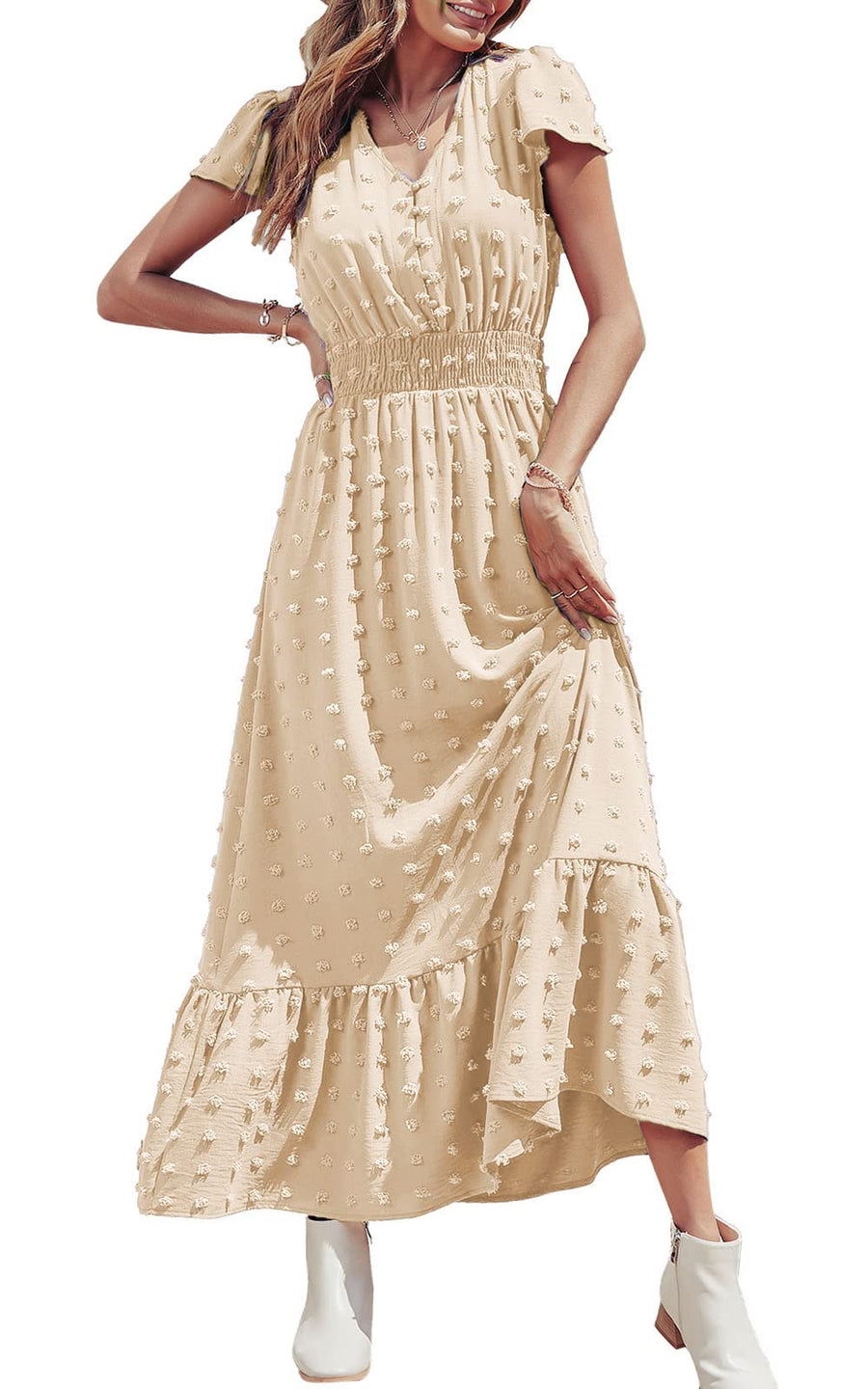 PRETTYGARDEN Womens Summer Dresses 2024 Casual Short Sl