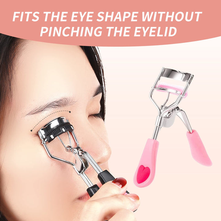 Separated Eyelash Curler Stainless Steel with Brush,Pro