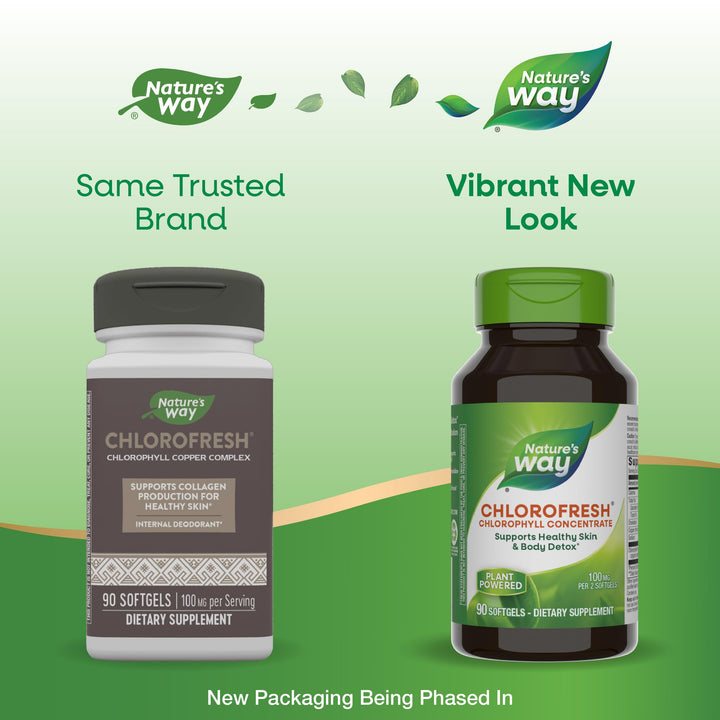 Nature’s Way Chlorofresh Chlorophyll Concentrate, Suppo
