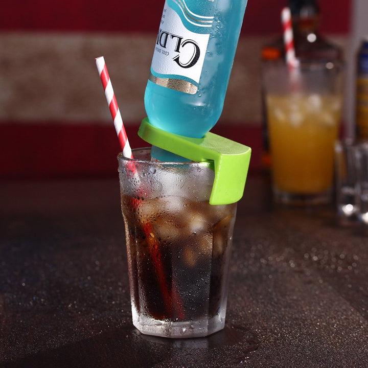 ABS Drink Clips Bottle Buckle Holders Beer Cocktail Snap for Schooner &amp; Goblet Glasses (Random Color) (10pcs)