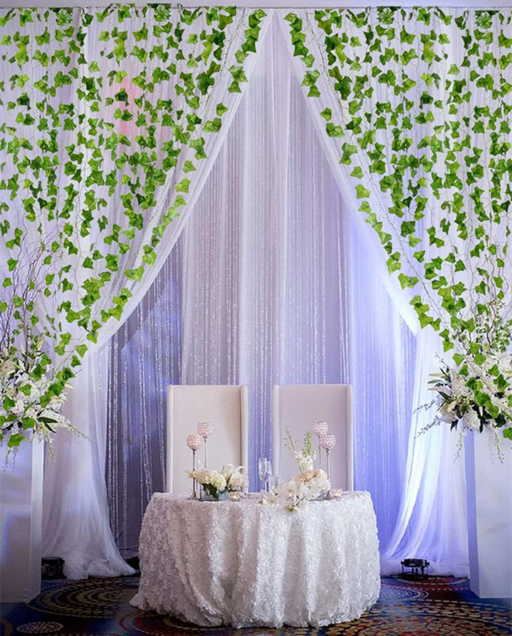 ZWYOQI 84 Feet Artificial Ivy Leaf Plants Fake Vine Han