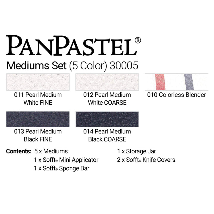 PanPastel Stack Sets (5 Color, Mediums)