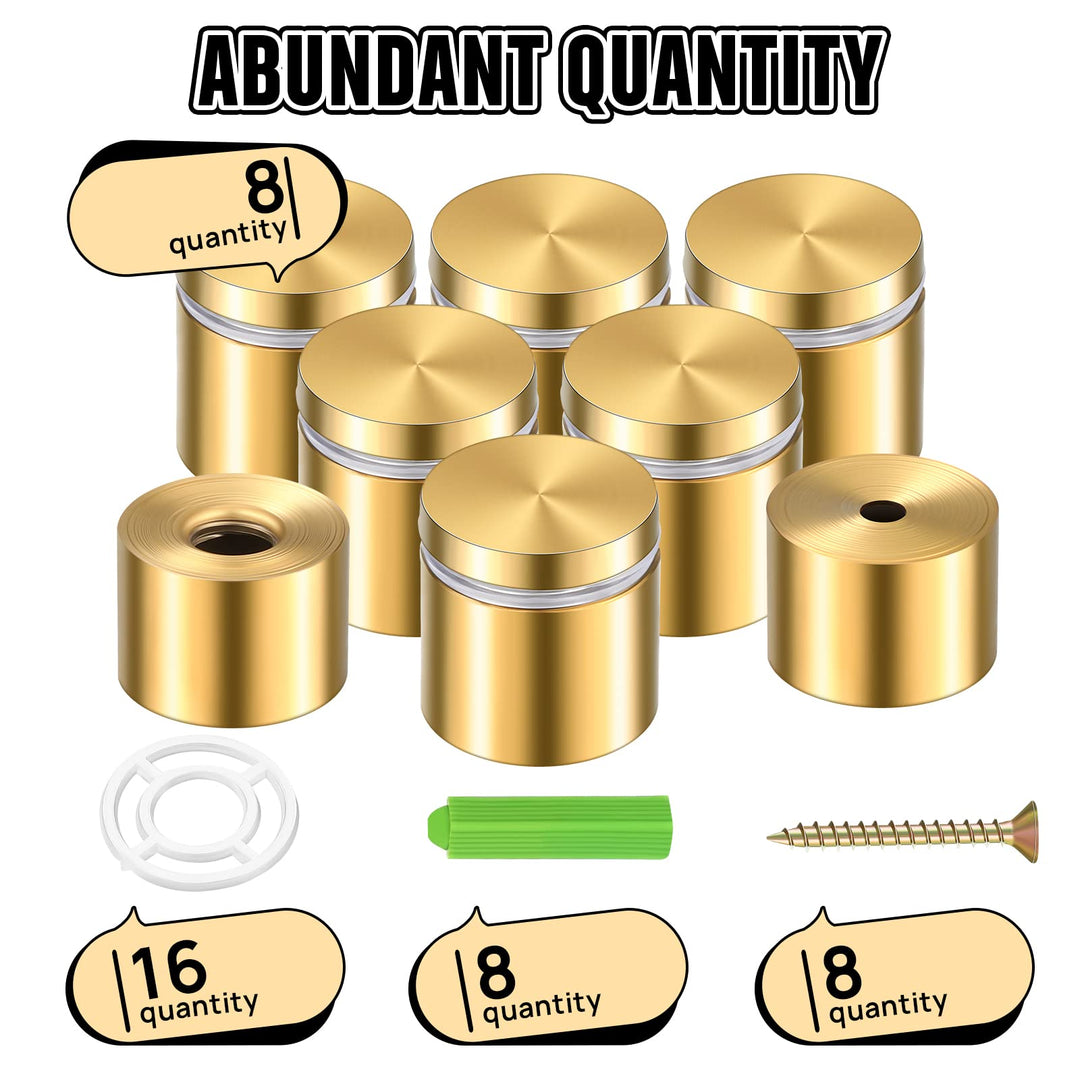 8 Sets Stainless Steel Standoff Screws Advertising Stan