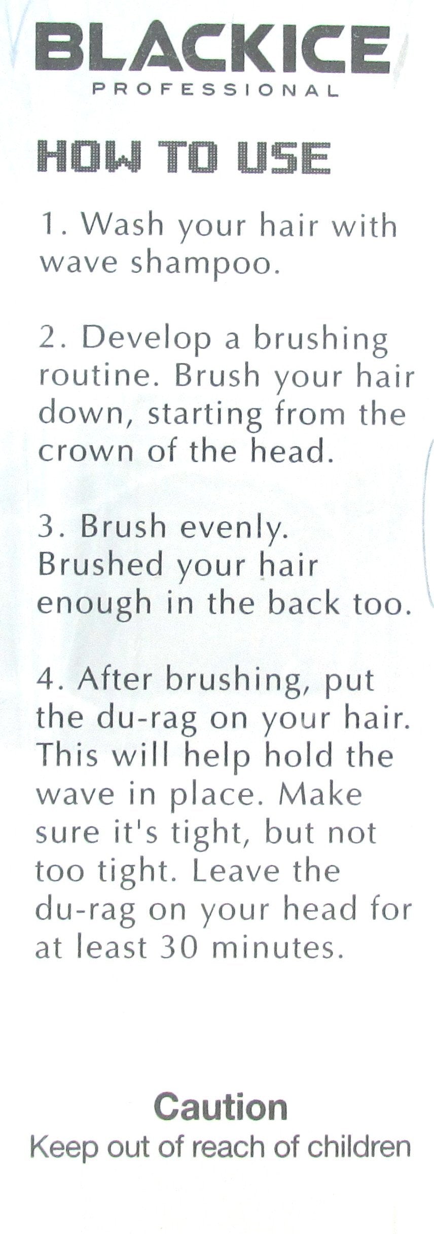 Black Ice Magic Wave 7&#39;&#39; Curved Club Brush Soft Premium Boar by Black Ice