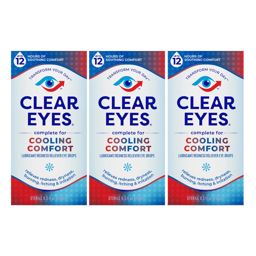 Clear Eyes Cooling Comfort Redness Relief Eye Drops, So