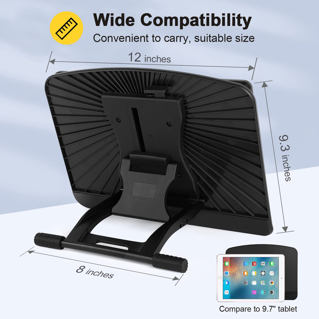 PR 100 Universal Tablet Stand, Adjustable from 10 to 16 inch for Drawing Tablets, Monitors, Compatible with iPad, Microsoft Surface Pro Series, Laptop