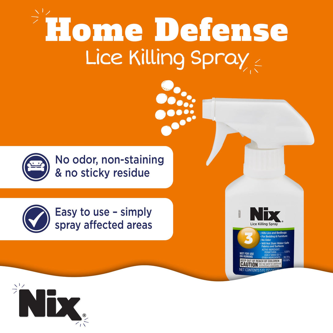 Nix Lice &amp; Bedbug Killing Spray for Home, Beddi