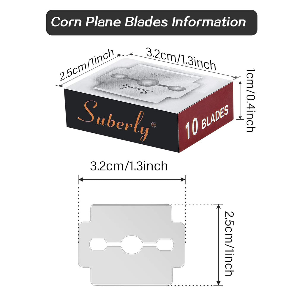 120 Pieces Callus Shaver Replacement Blades Corn Plane 