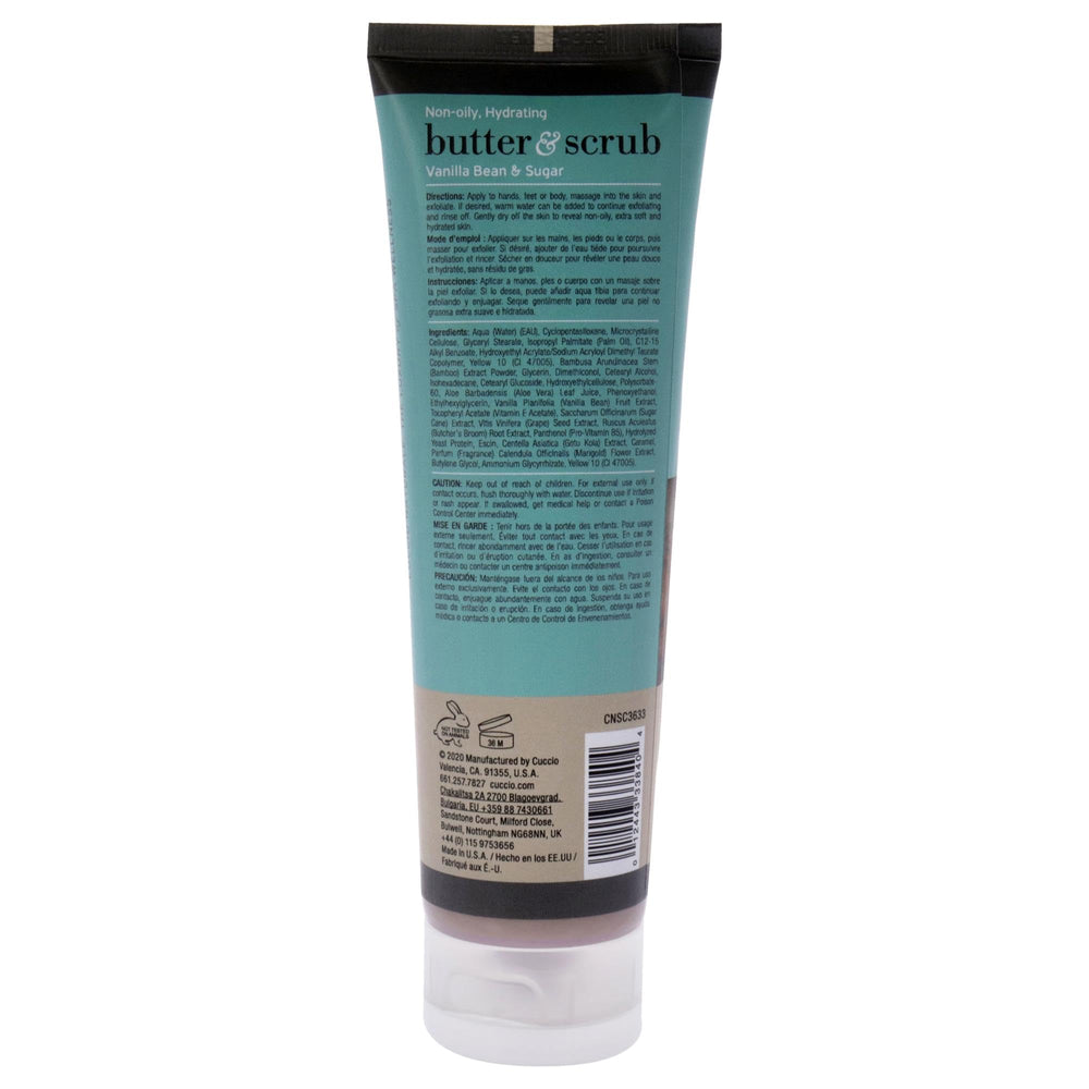 Cuccio Vanilla Bean & Sugar Butter & Scrub 4 oz.