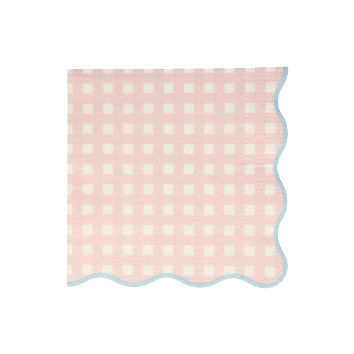Gingham Large Napkins (Pack of 20)