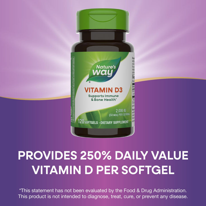 Nature&#39;s Way Vitamin D3 Extra Strength**, Bone 