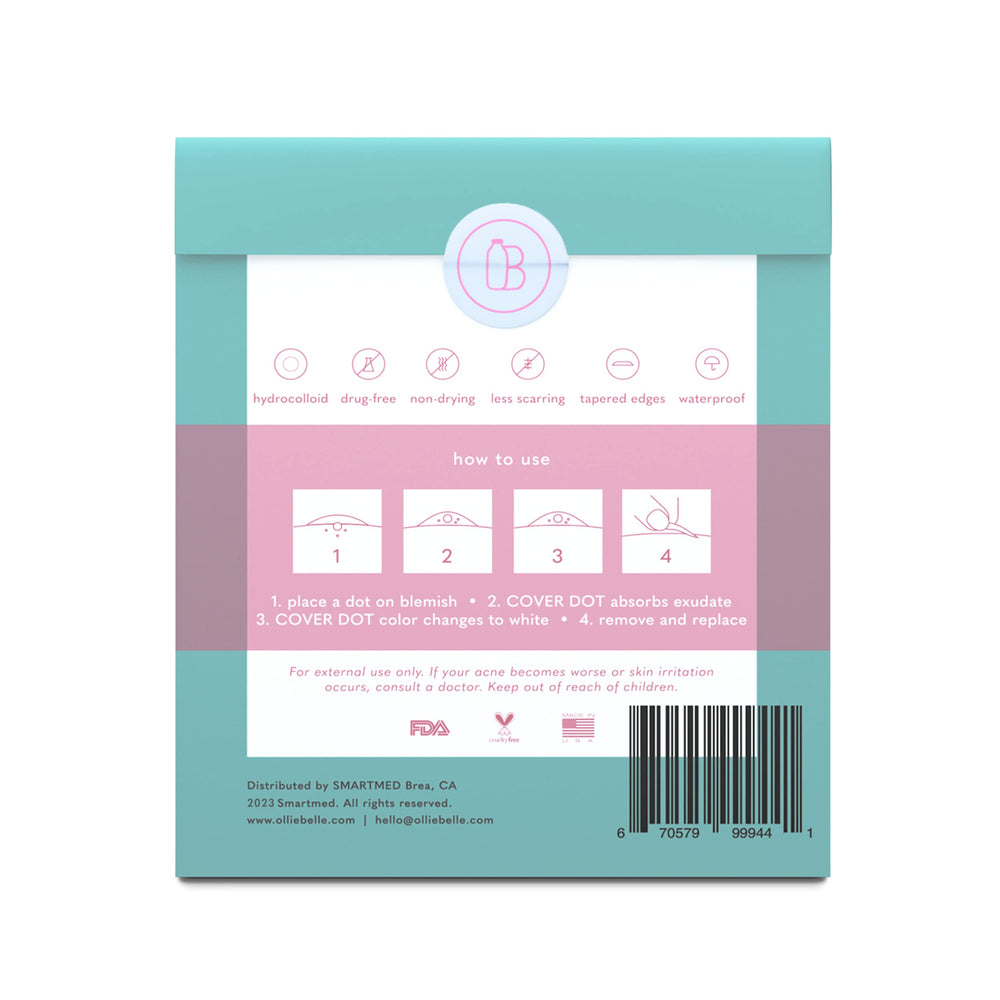 [Perforated] Cover-Dot Acne Care - Clear Acne Absorbing Patch - 24 dots