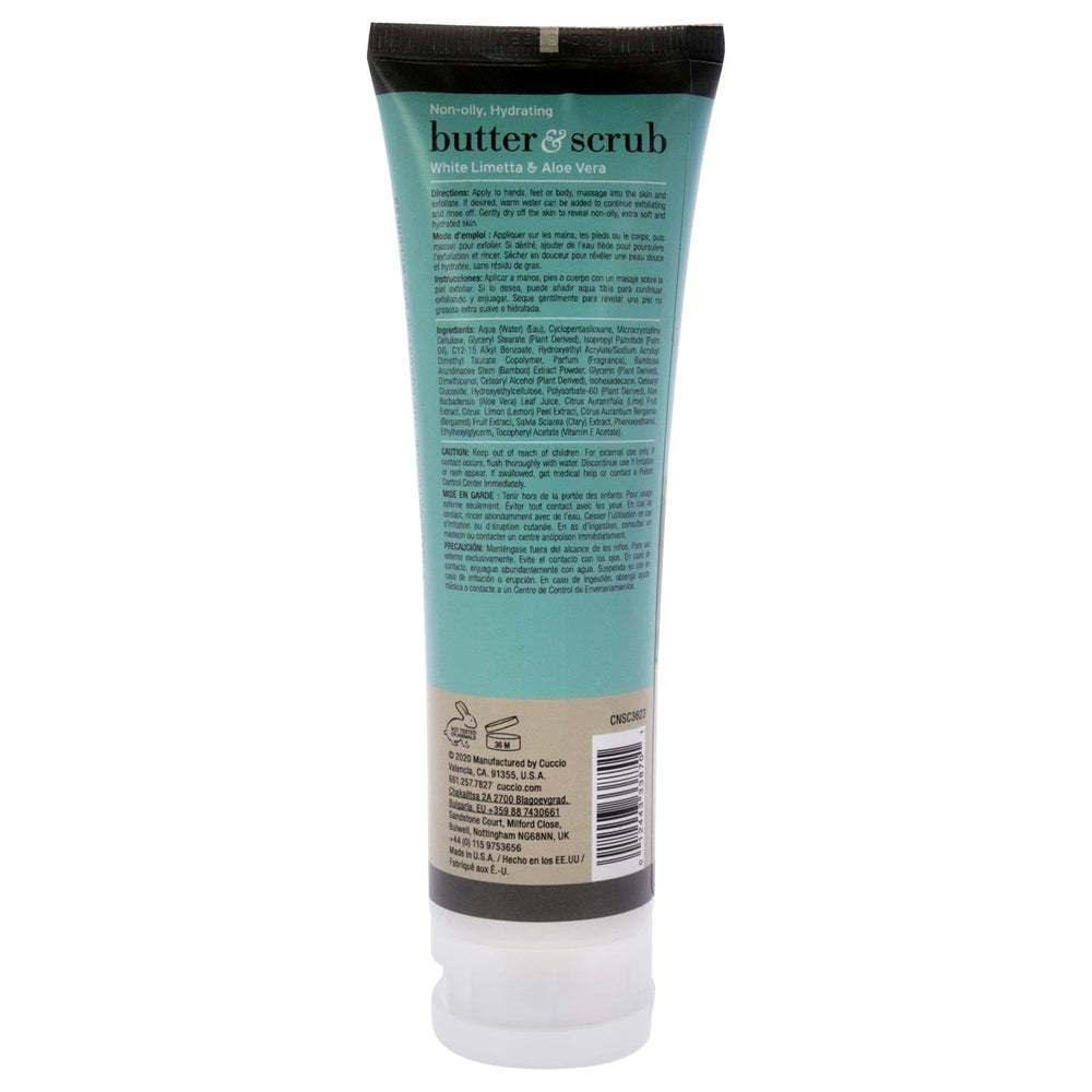 Cuccio White Limetta & Aloe Vera Butter & Scrub 4...