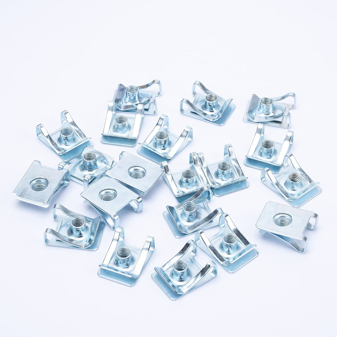 20 PCS M5 Metric Extruded U-Nut Compatible with BMW 51127070202 &amp; VW N90168602