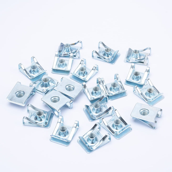 20 PCS M5 Metric Extruded U-Nut Compatible with BMW 51127070202 &amp; VW N90168602
