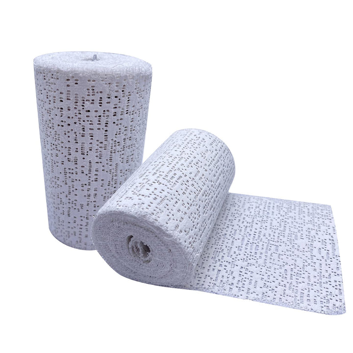 2 Pack Plaster Cloth Gauze, Gauze Bandages Wrap Strips for Art Project, Belly Cast, Scenery Molds, Body Casts and Sculptures - 4 W x 120 L