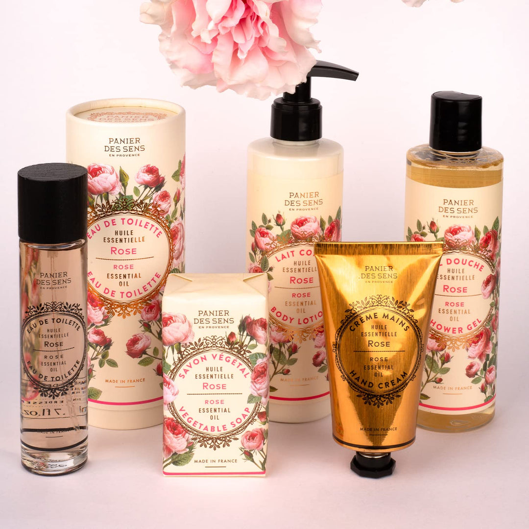 – Rose Shower Gel - Foaming Body Wash Women &amp; Men - Moisturizing Body Soap with Shea Oil - 96% Natural Ingredients Body Care - Vegan Liquid Body Wash - 8,45 floz
